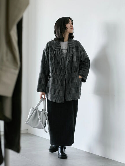 シアージャガードロゴ入りプルオーバー（オフホワイト/チャコールグレー/Ｓグレー）｜Samansa Mos2 blue（サマンサモスモス ブルー）通販