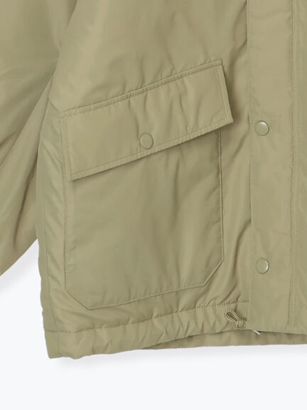 襟付中綿ブルゾン（ブラック/ライトベージュ/カーキ）｜Samansa Mos2 blue（サマンサモスモス ブルー）通販