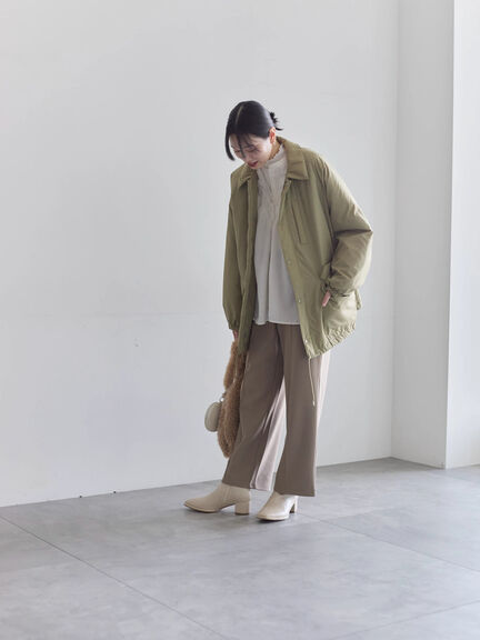 切替タックブラウス（オフホワイト/ブラック/Ｓグレー）｜Samansa Mos2 blue（サマンサモスモス ブルー）通販