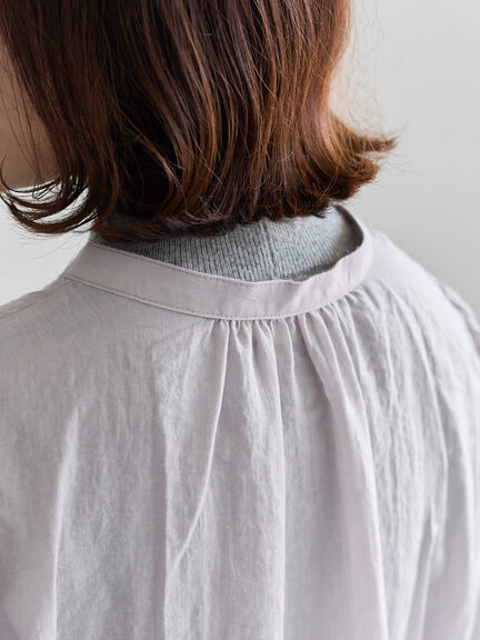 切替タックブラウス（オフホワイト/ブラック/Ｓグレー）｜Samansa Mos2 blue（サマンサモスモス ブルー）通販