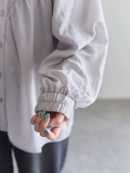 切替タックブラウス（オフホワイト/ブラック/Ｓグレー）｜Samansa Mos2 blue（サマンサモスモス ブルー）通販