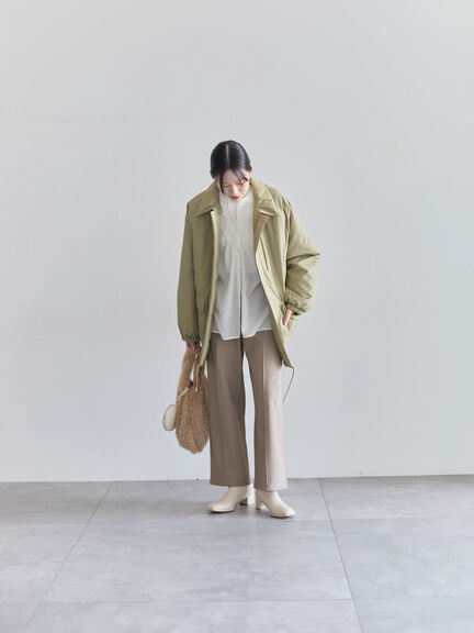 切替タックブラウス（オフホワイト/ブラック/Ｓグレー）｜Samansa Mos2 blue（サマンサモスモス ブルー）通販