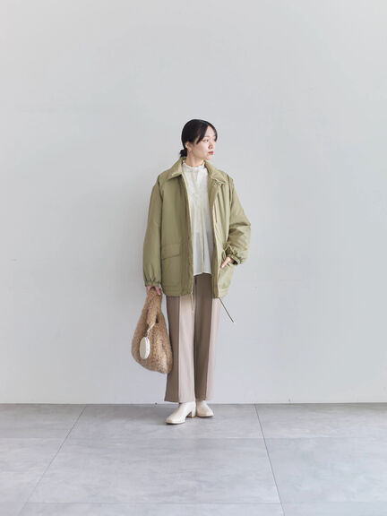 切替タックブラウス（オフホワイト/ブラック/Ｓグレー）｜Samansa Mos2 blue（サマンサモスモス ブルー）通販