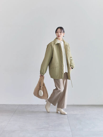 切替タックブラウス（オフホワイト/ブラック/Ｓグレー）｜Samansa Mos2 blue（サマンサモスモス ブルー）通販