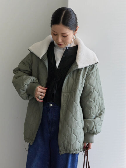 切替タックブラウス（オフホワイト/ブラック/Ｓグレー）｜Samansa Mos2 blue（サマンサモスモス ブルー）通販