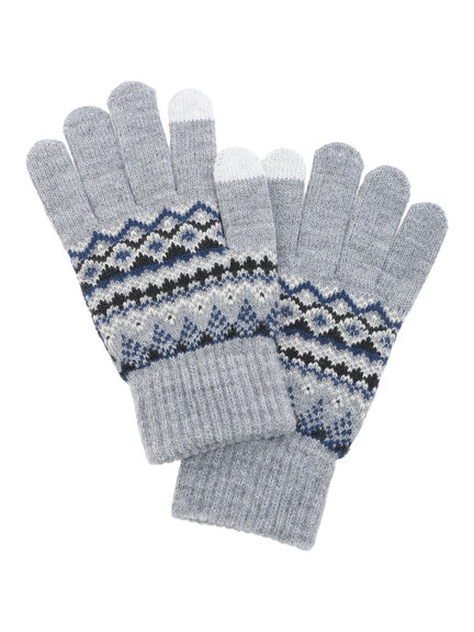 【スマホ対応】裏起毛JQDグローブ（グレー/ブラック/ネイビー）｜Samansa Mos2 blue（サマンサモスモス ブルー）通販