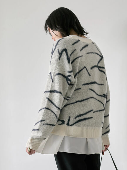 ペプラムプルオーバー（オフホワイト/ホワイト/ブラック）｜Samansa Mos2 blue（サマンサモスモス ブルー）通販