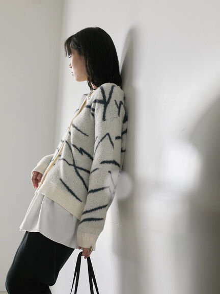 ペプラムプルオーバー（オフホワイト/ホワイト/ブラック）｜Samansa Mos2 blue（サマンサモスモス ブルー）通販