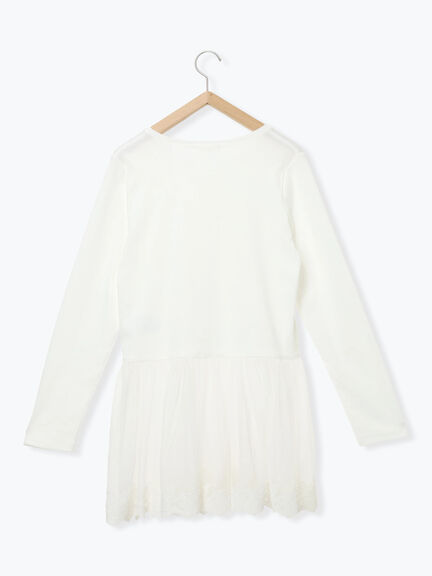 ペプラムプルオーバー（オフホワイト/ホワイト/ブラック）｜Samansa Mos2 blue（サマンサモスモス ブルー）通販