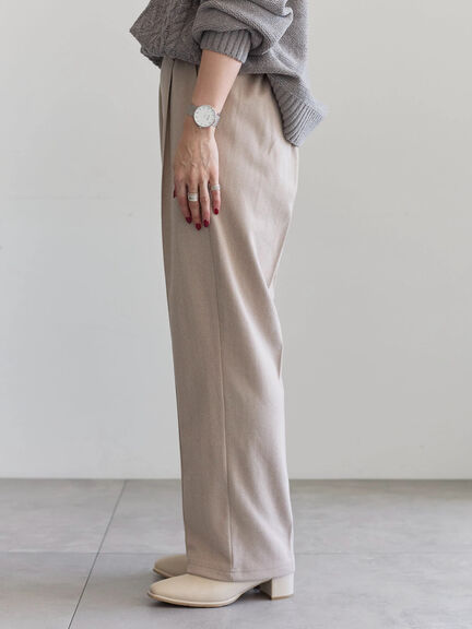 ヘリンボーンストレートパンツ（グレー/チャコールグレー/ベージュ/ブラウン）｜Samansa Mos2 blue（サマンサモスモス ブルー）通販