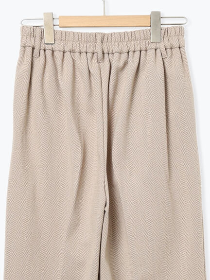 ヘリンボーンストレートパンツ（グレー/チャコールグレー/ベージュ/ブラウン）｜Samansa Mos2 blue（サマンサモスモス ブルー）通販