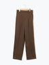 ヘリンボーンストレートパンツ（グレー/チャコールグレー/ベージュ/ブラウン）｜Samansa Mos2 blue（サマンサモスモス ブルー）通販