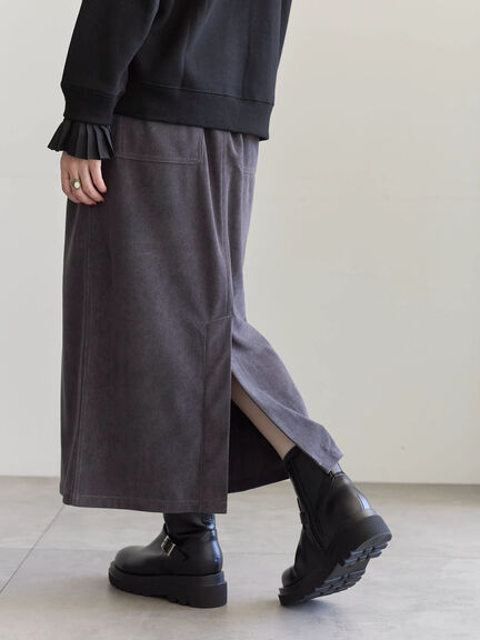 コーデュロイスカート（チャコールグレー/ブラウン/キナリ）｜Samansa Mos2 blue（サマンサモスモス ブルー）通販