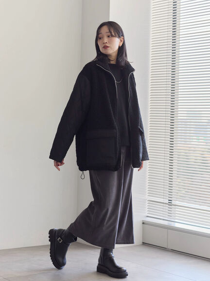 コーデュロイスカート（チャコールグレー/ブラウン/キナリ）｜Samansa Mos2 blue（サマンサモスモス ブルー）通販