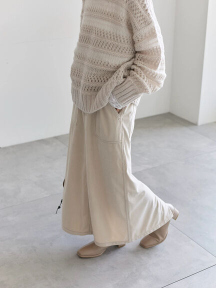 コーデュロイスカート（チャコールグレー/ブラウン/キナリ）｜Samansa Mos2 blue（サマンサモスモス ブルー）通販