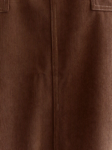 コーデュロイスカート（チャコールグレー/ブラウン/キナリ）｜Samansa Mos2 blue（サマンサモスモス ブルー）通販