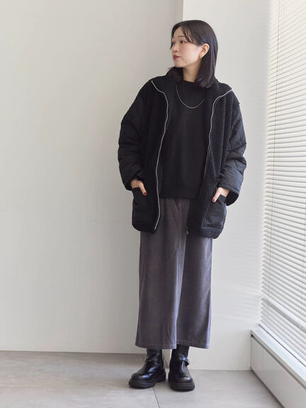 コーデュロイスカート（チャコールグレー/ブラウン/キナリ）｜Samansa Mos2 blue（サマンサモスモス ブルー）通販