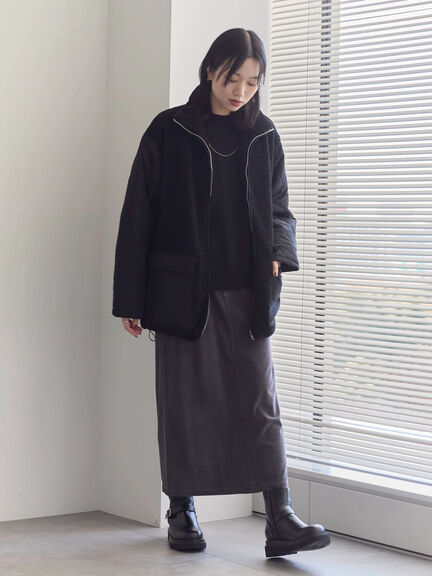 コーデュロイスカート（チャコールグレー/ブラウン/キナリ）｜Samansa Mos2 blue（サマンサモスモス ブルー）通販