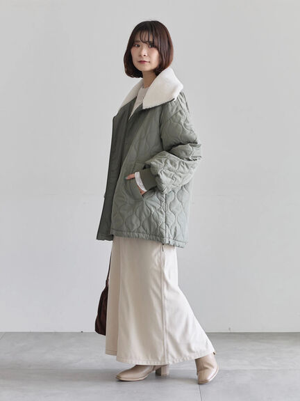 コーデュロイスカート（チャコールグレー/ブラウン/キナリ）｜Samansa Mos2 blue（サマンサモスモス ブルー）通販