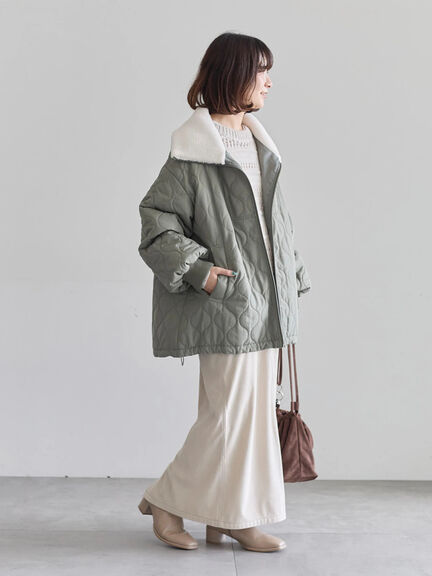 コーデュロイスカート（チャコールグレー/ブラウン/キナリ）｜Samansa Mos2 blue（サマンサモスモス ブルー）通販