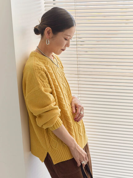 ニット・セーター(イエロー/黄色系)｜レディースファッション通販のCAN
