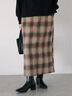 チェック柄スカート（ブラック/ベージュ/グリーン）｜Samansa Mos2 blue（サマンサモスモス ブルー）通販