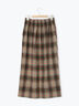 チェック柄スカート（ブラック/ベージュ/グリーン）｜Samansa Mos2 blue（サマンサモスモス ブルー）通販