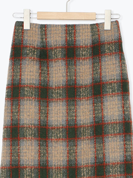 チェック柄スカート（ブラック/ベージュ/グリーン）｜Samansa Mos2 blue（サマンサモスモス ブルー）通販