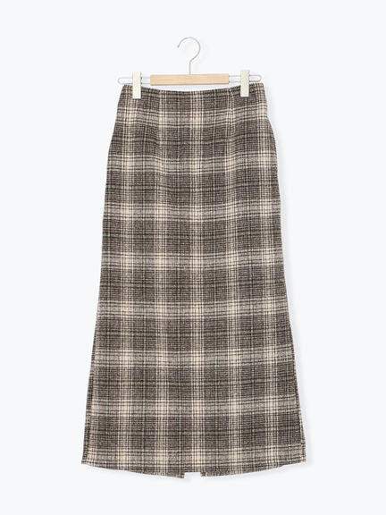 チェック柄スカート（ブラック/ベージュ/グリーン）｜Samansa Mos2 blue（サマンサモスモス ブルー）通販
