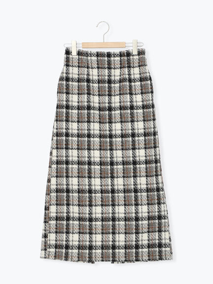 チェック柄スカート（ブラック/ベージュ/グリーン）｜Samansa Mos2 blue（サマンサモスモス ブルー）通販