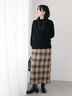 チェック柄スカート（ブラック/ベージュ/グリーン）｜Samansa Mos2 blue（サマンサモスモス ブルー）通販