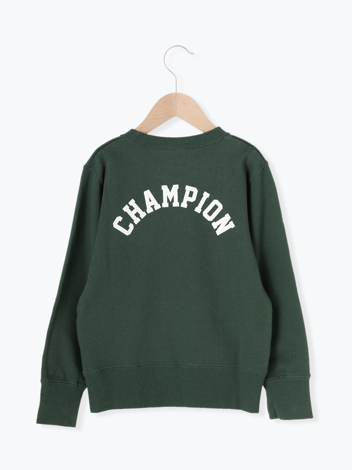 Champion別注 ハリネズミさがら刺繍トレーナー グレー グリーン トップス Samansa Mos2 Lagom サマンサモスモス ラーゴム 公式通販