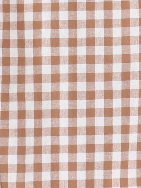 セール ギンガムチェックフードシャツ ブラウン ブルー トップス Samansa Mos2 Lagom サマンサモスモス ラーゴム 公式通販