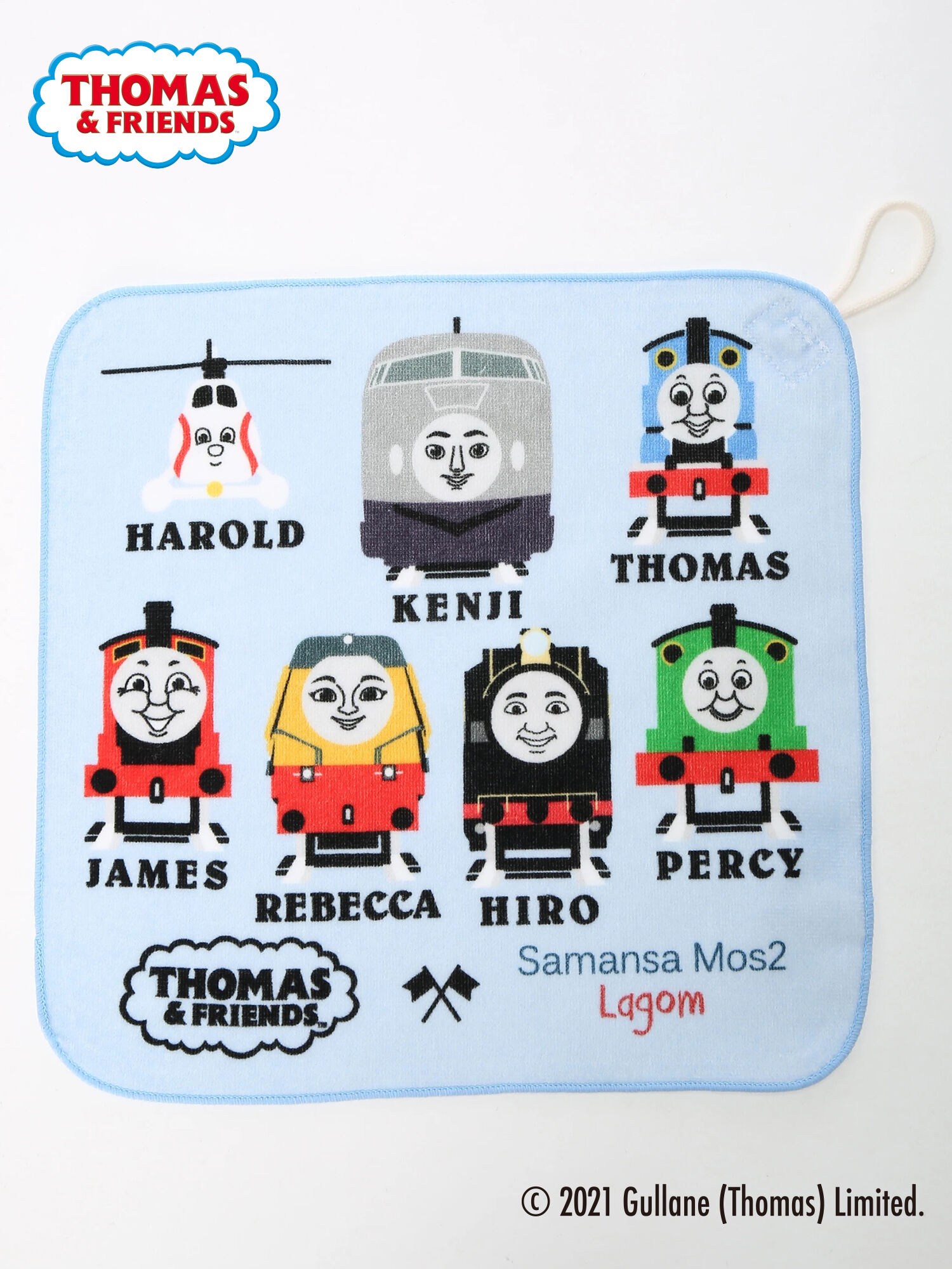 きかんしゃトーマス ハンドタオル ブルー 雑貨 タオル ハンカチ Samansa Mos2 Lagom サマンサモスモス ラーゴム 公式通販