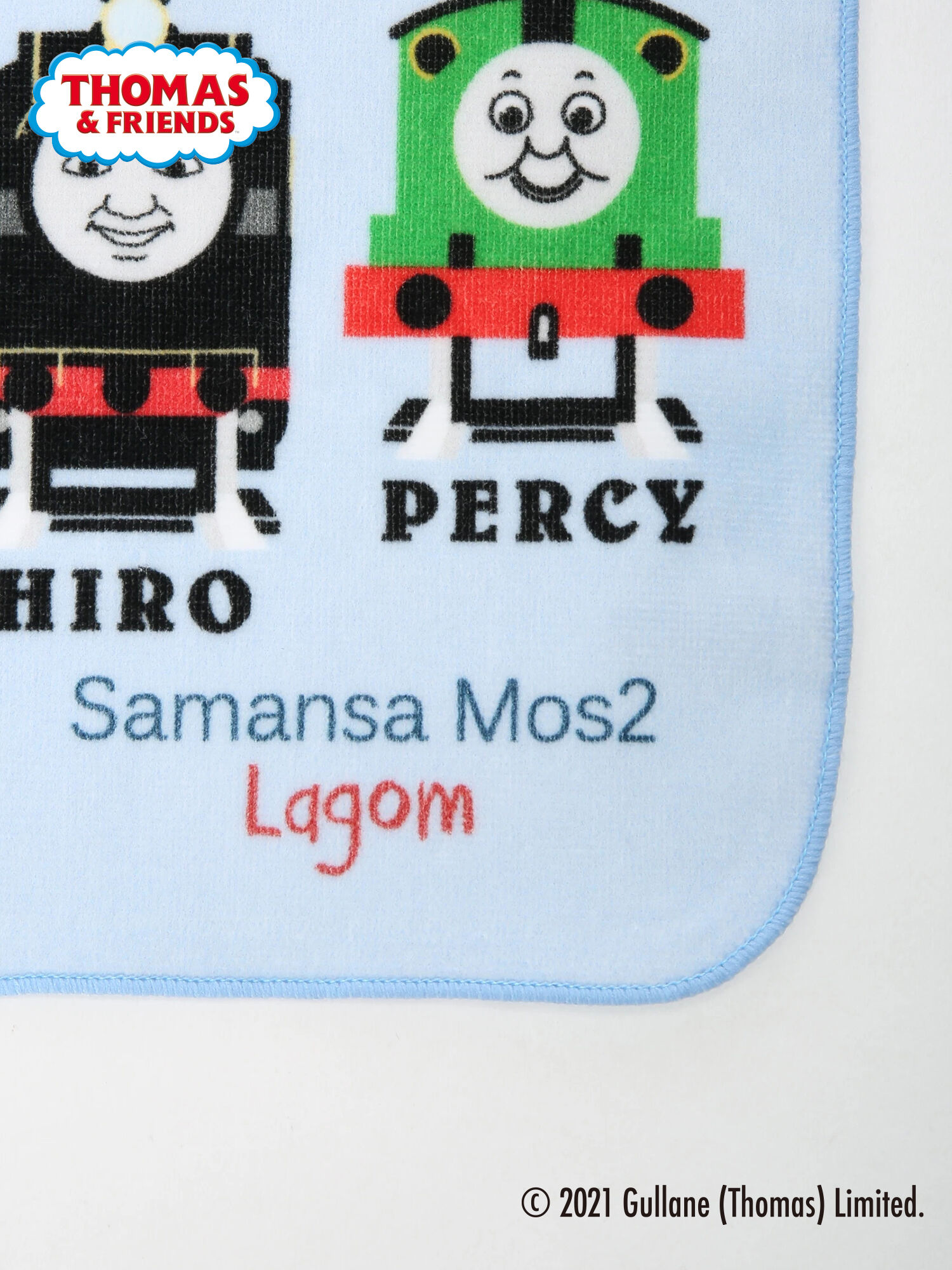 きかんしゃトーマス ハンドタオル ブルー 雑貨 タオル ハンカチ Samansa Mos2 Lagom サマンサモスモス ラーゴム 公式通販