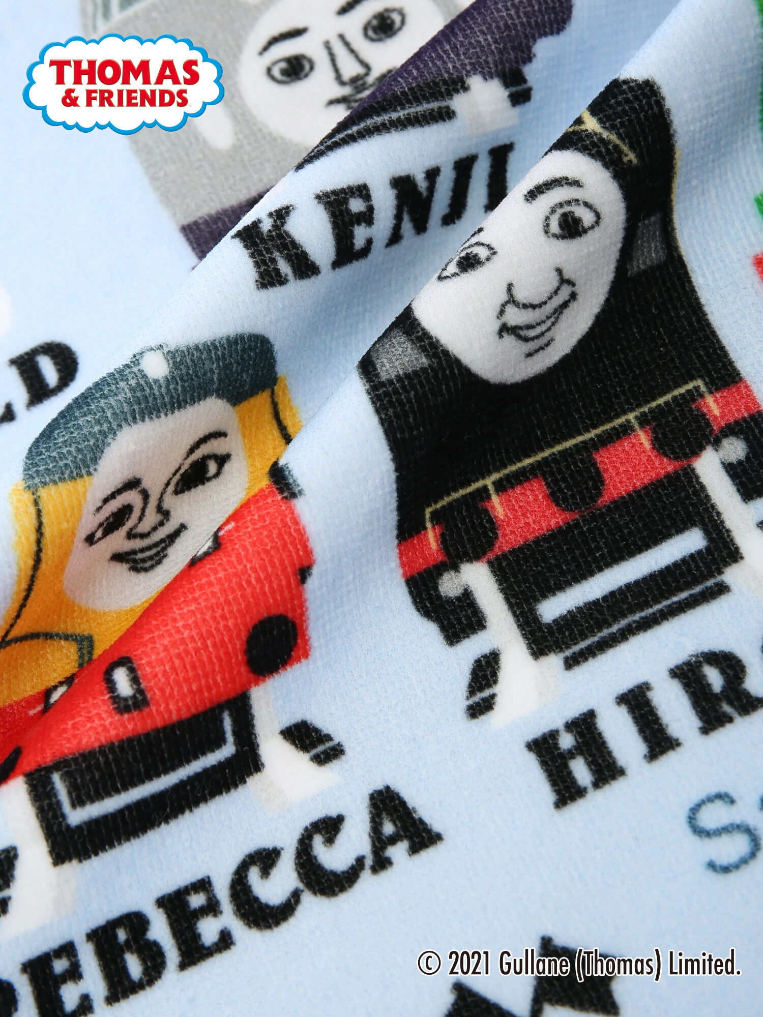 きかんしゃトーマス ハンドタオル ブルー 雑貨 タオル ハンカチ Samansa Mos2 Lagom サマンサモスモス ラーゴム 公式通販