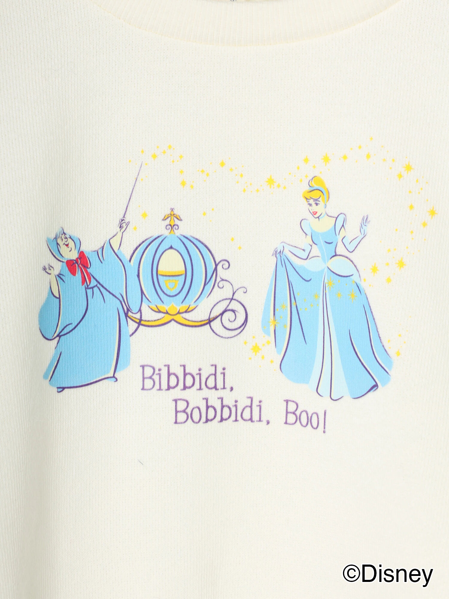 セール Disney シンデレラ リボン付きトレーナー オフホワイト サックスブルー トップス Samansa Mos2 Lagom Kids サマンサモスモス ラーゴム 公式通販