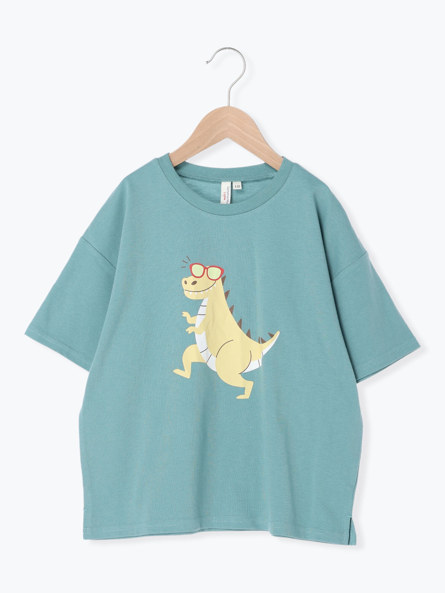 セール 蓄光サングラス恐竜プリントtシャツ オレンジ グリーン トップス カットソー Samansa Mos2 Lagom Kids サマンサモスモス ラーゴム 公式通販