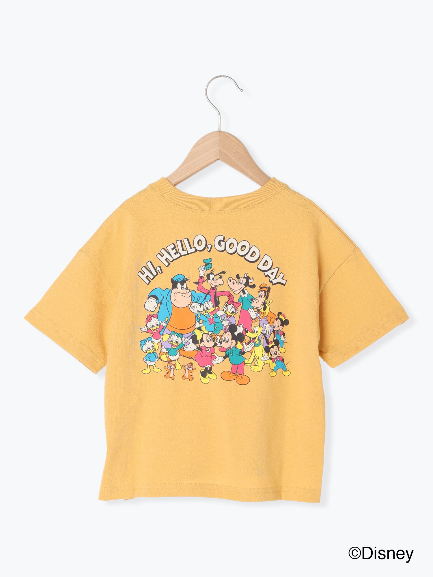 セール】 【Disney】ミッキーamp;フレンズ/バックプリントTシャツ（モカ/イエロー/グリーン/トップス/Tシャツ）| Samansa  Mos2 Lagom（KIDS）（サマンサモスモス ラーゴム）公式通販