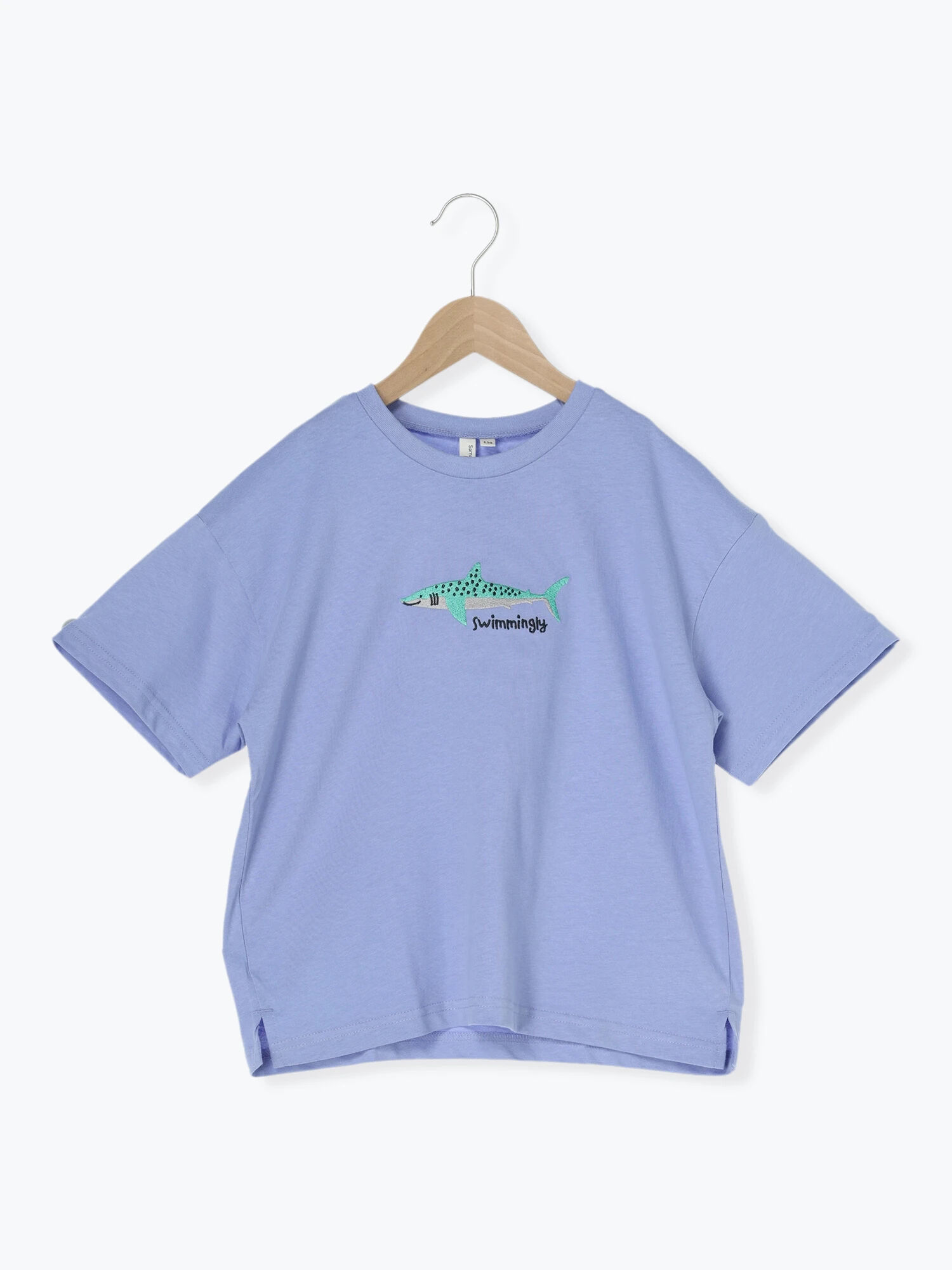 セール】 サメ刺繍Tシャツ（オレンジ/グリーン/ブルー/トップス/T