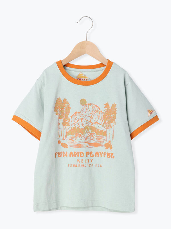 セール】 【KELTY別注】シカプリントTシャツ（ミント/クリーム