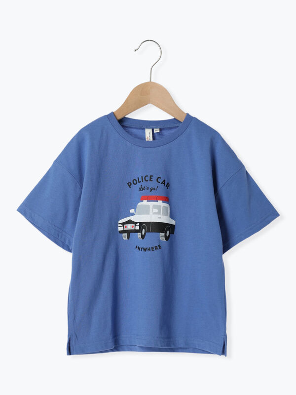 ◎働く車Tシャツ（イエロー/ブルー/トップス/Tシャツ）| Samansa Mos2