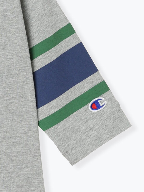 セール】 【Champion別注】7分袖フットボールTシャツ（ホワイト