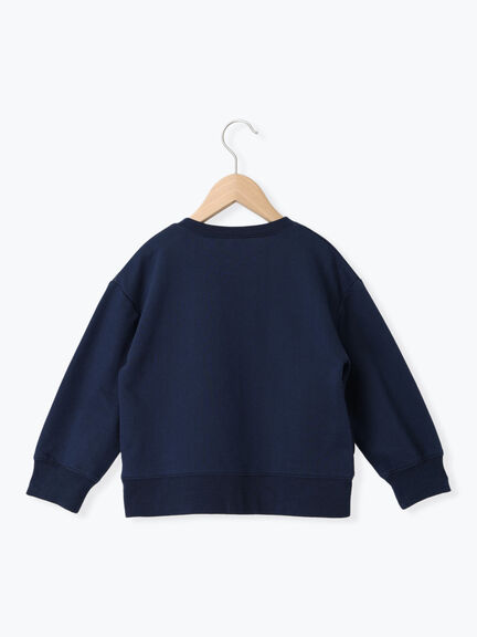 【トムとジェリー】ワッペン付きカーディガン（ベージュ/ネイビー）｜Samansa Mos2 Lagom（KIDS）（サマンサモスモス ラーゴム）通販