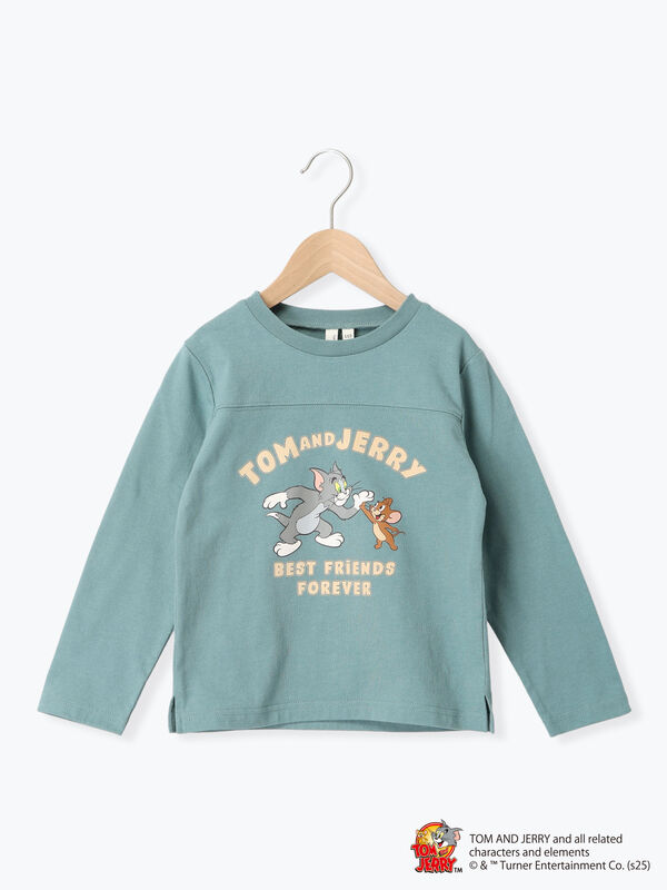 【トムとジェリー】フットボールTシャツ（グリーン）｜Samansa Mos2 Lagom（KIDS）（サマンサモスモス ラーゴム）通販