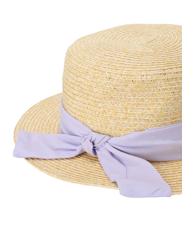 セール】 カンカン帽（ブラウン/ラベンダー/アクセサリー/ハット・帽子