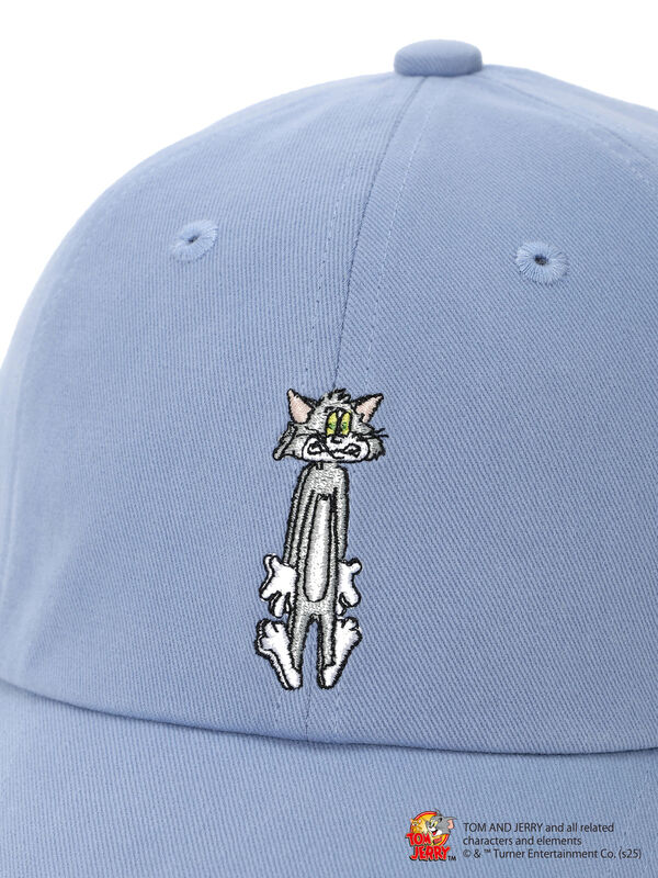 セール】 【トムとジェリー】刺繍CAP（ベージュ/ブルー