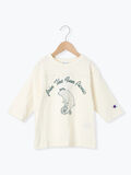 【Champion別注】クマプリント7分袖Tシャツ（キナリ）｜Samansa Mos2 Lagom（KIDS）（サマンサモスモス ラーゴム）通販