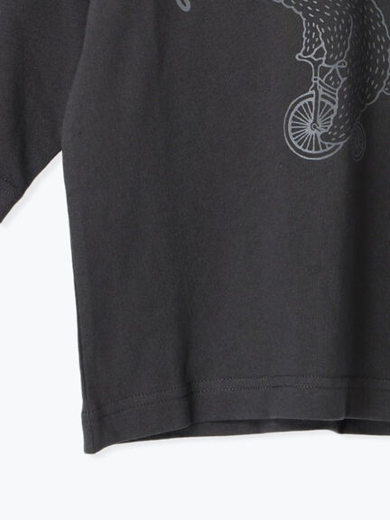 【Champion別注】クマプリント7分袖Tシャツ（チャコールグレー/キナリ）｜Samansa Mos2 Lagom（KIDS）（サマンサモスモス ラーゴム）通販