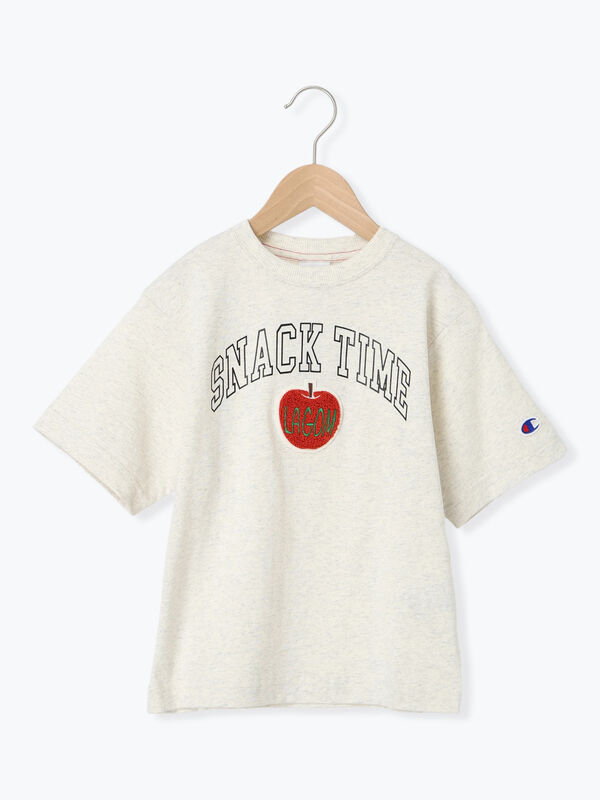 【Champion別注】サガラ刺繍半袖Tシャツ（オフホワイト）｜Samansa Mos2 Lagom（KIDS）（サマンサモスモス ラーゴム）通販